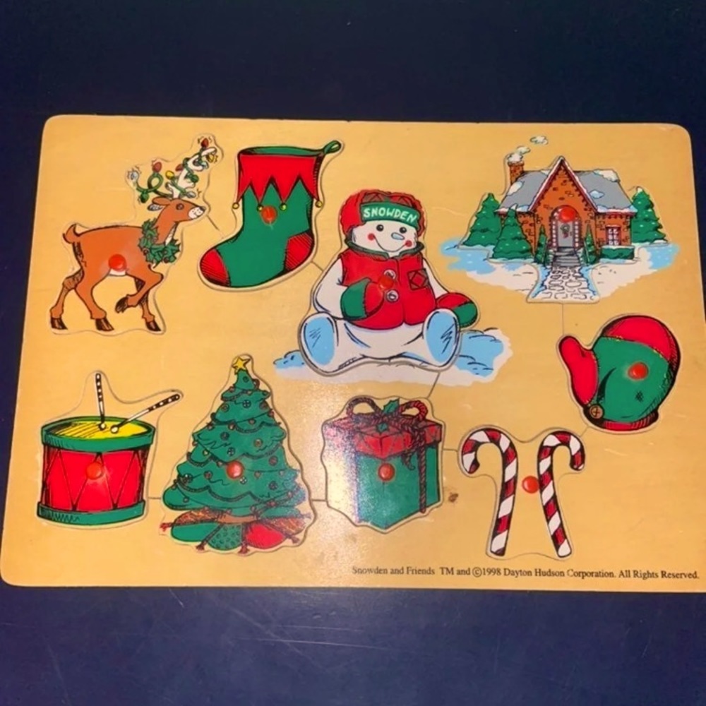 Vintage Snowden wooden puzzle